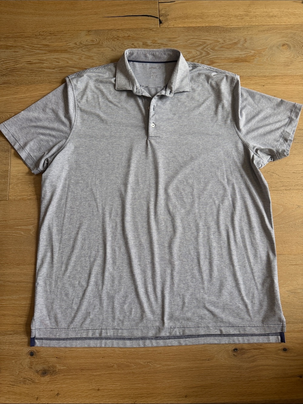 johnnie-O Heather Gray Polo Shirt
